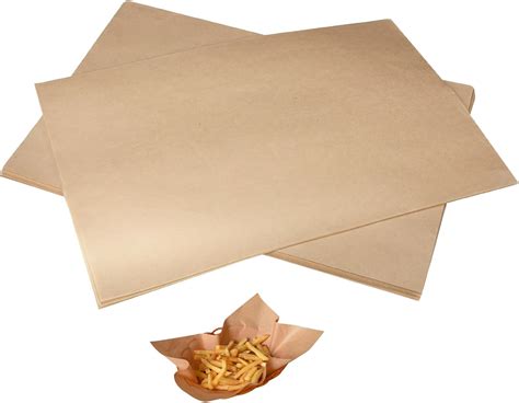 greaseproof paper sheets xcm brown pre cut baking parchment sheet