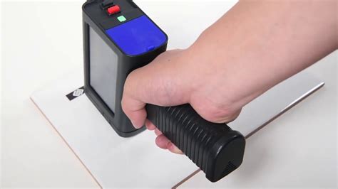 Ручной струйный принтер G&G (Handheld Inkjet Printer). Пример печати ...