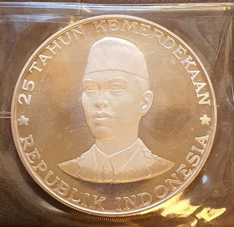 Indonesien Indonesia 5 Coins 200, 250, 500, 750, 1000 Rupiah 1970 25 ...