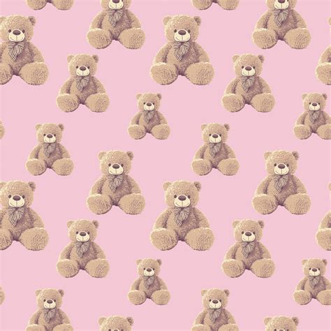 TEDDY BEAR PATTERN 04 21513784 Vector Art at Vecteezy