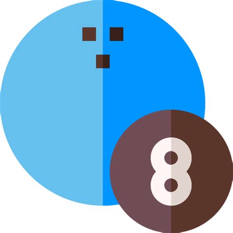 Bowling ball Basic Straight Flat icon