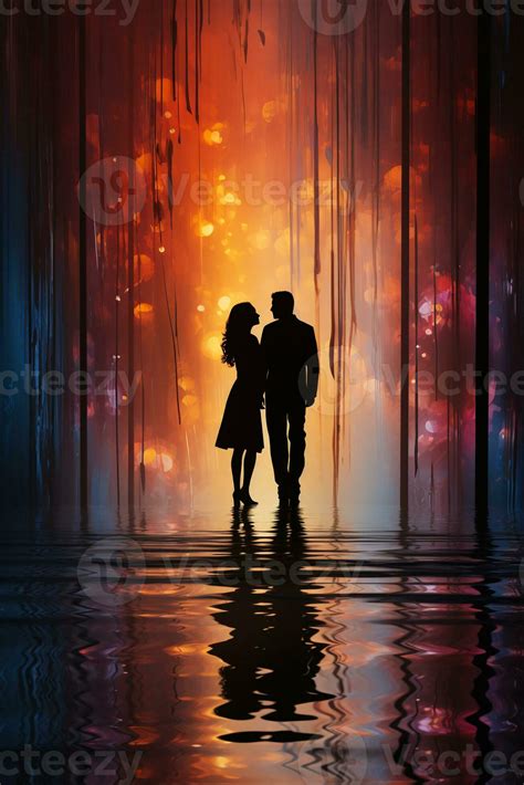 color negative film, romance in motion, blurring. AI generative ...