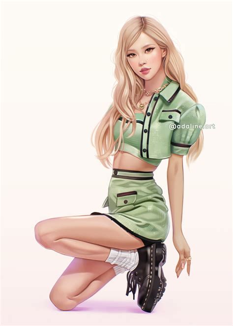 Netizens are surprised by BLACKPINK Rosé’s fan art – Pannkpop