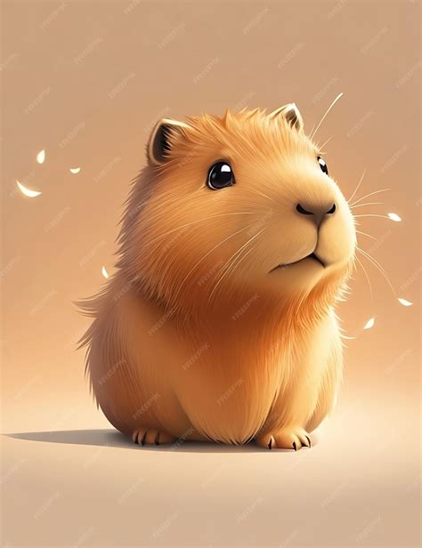 Premium Photo | Cute Capybara Anime Cartoon Character Animal