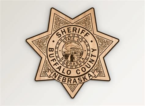 Buffalo County Nebraska Sheriff Badge SVG Vector Files | Vector911