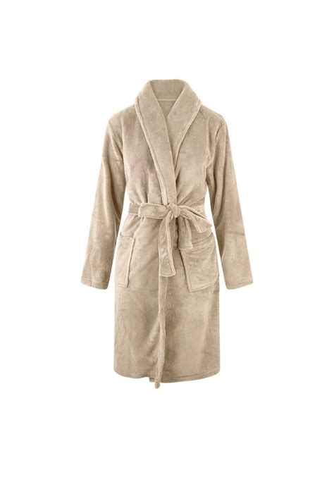 Relax Company kinderbadjas beige - Badjas.com