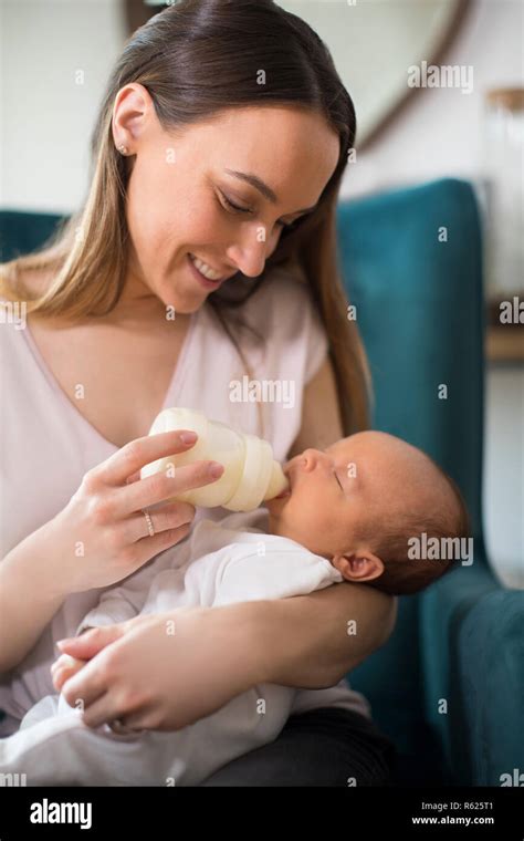 baby bottle feeding  res stock photography  images alamy