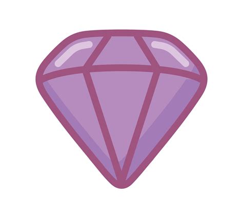 diamond cartoon icon  vector art  vecteezy