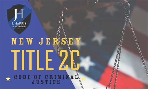 New Jersey: Title 2C