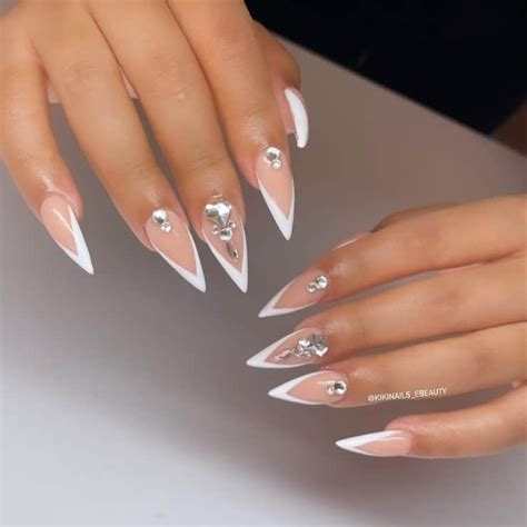 35 Short Stiletto Nails With Classy and Trendy Designs