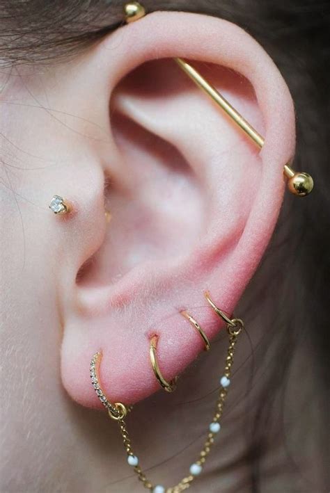 И хочется, и колется: основные тренды пирсинга ушей | Earings piercings ...