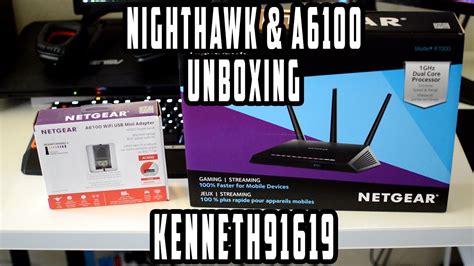 Netgear Nighthawk with A6100 AC Mini Adapter Unboxing and First Look - YouTube