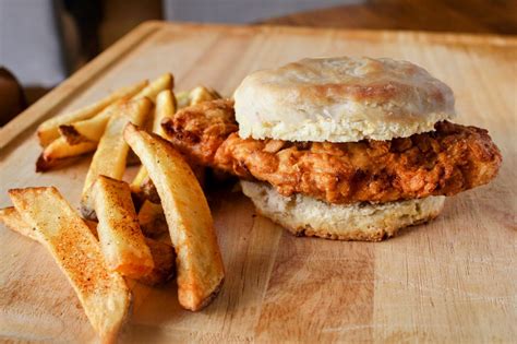 Cajun chicken filet biscuit sandwich | Recipe | Bounded by Buns