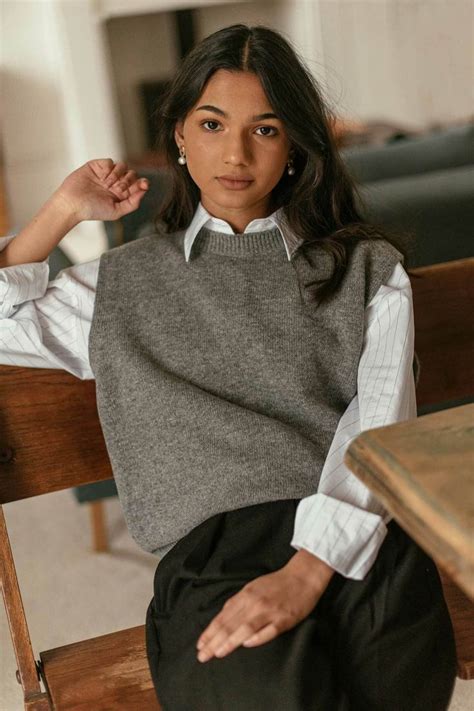 contemporary lifestyle vest outfits  women business casual
