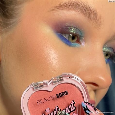 Румяна BEAUTY BOMB Sweet heart blush - «Румяна Beauty Bomb Sweet heart ...