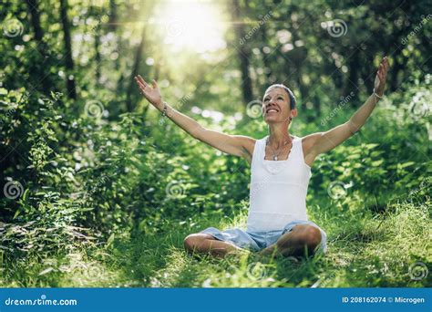 Consciousness Opening Meditation Stock Photo - Image of meditating ...