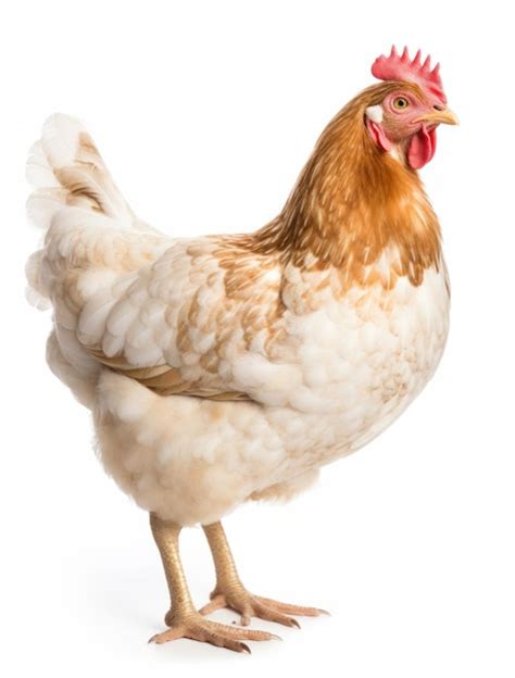 big chicken bird isolated premium ai generated image