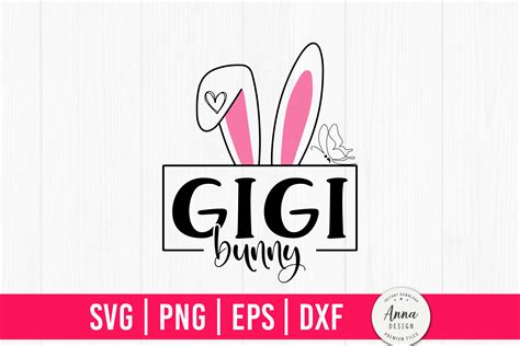Gigi Bunny Happy Easter Sublimation Graphic by Anna Design · Creative