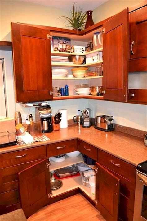 ideas for kitchen corner cabinet