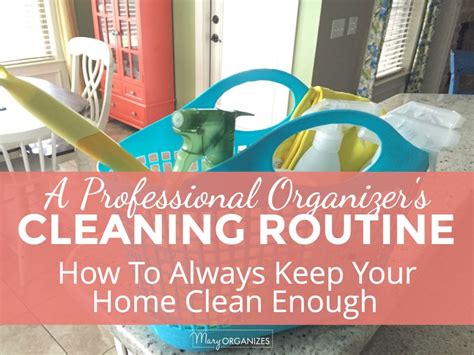 how to create home cleaning routine
