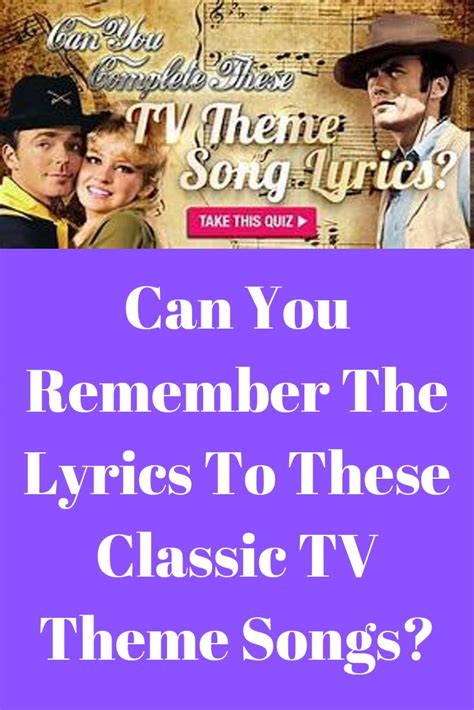 Can You Remember The Lyrics To These Classic TV Theme Songs? | Tv themes, Tv theme songs, Theme song