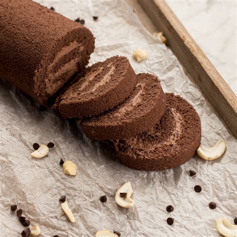 Chocolate Swiss Roll (Frozen) – Fab Canada