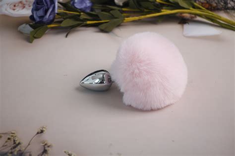 Pink Claw Rabbit Tail 10cm Cosplay Anime Sexy Cute Animal Furry Mature