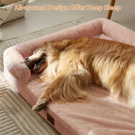 WNPETHOME Waterproof Dog Beds for Jumber Dogs, Orthopedic XXLarge Dog