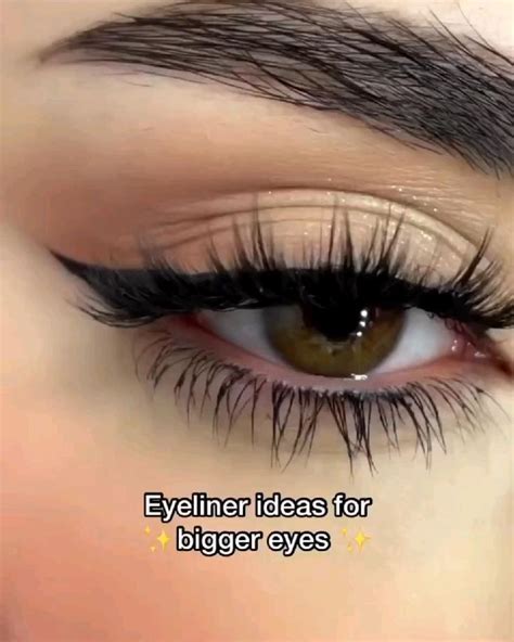EYELINER idea's 👁️ in 2023 | Eyeliner, Eyeliner for big eyes, Big eyes ...