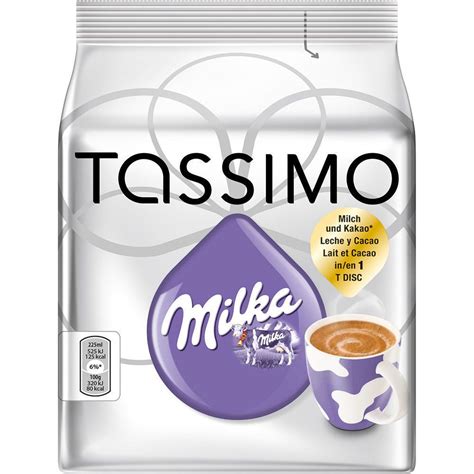 Tassimo Milka Hot Chocolate 16 T Discs 8 Servings Pods Capsules from ...