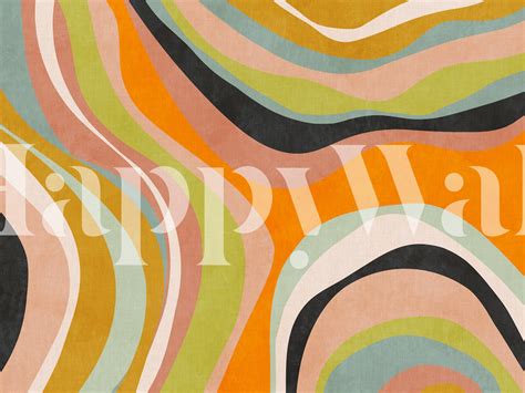 waves lines  wallpaper happywallcom