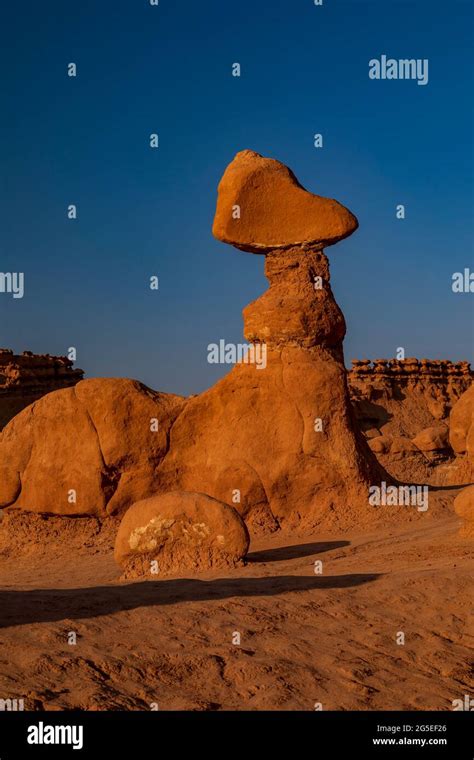 Hoodoo rock formation in Goblin Valley State Park, Utah Stock Photo - Alamy