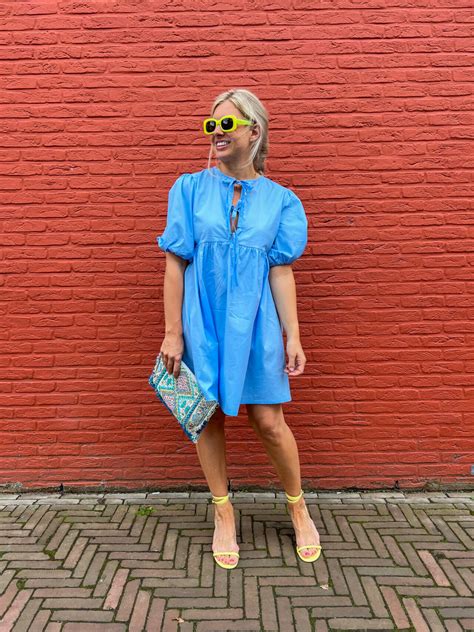 James dress blue - JACKIE JAMES