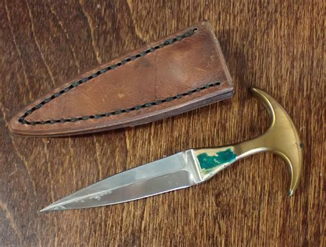 lot vintage crawford push dagger