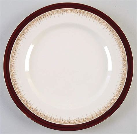 royal wembley burgundy dinner plate  alfred meakin replacements