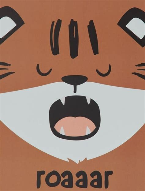 Affiche, poster Maison - marron - Kiabi