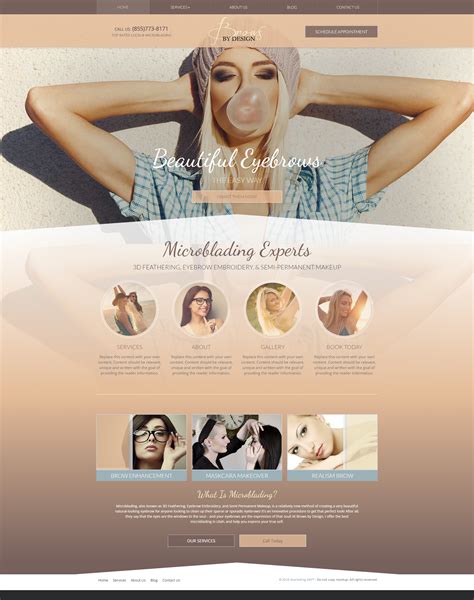 10 Beautiful Salon Website Template Designs for 2017 - Marketing 360® Blog