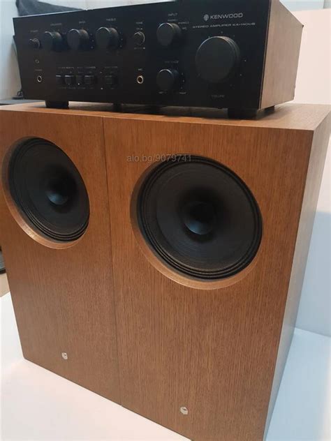 HiFi нови колони + усилвател Kenwood + Подарък Тонколони David and ...