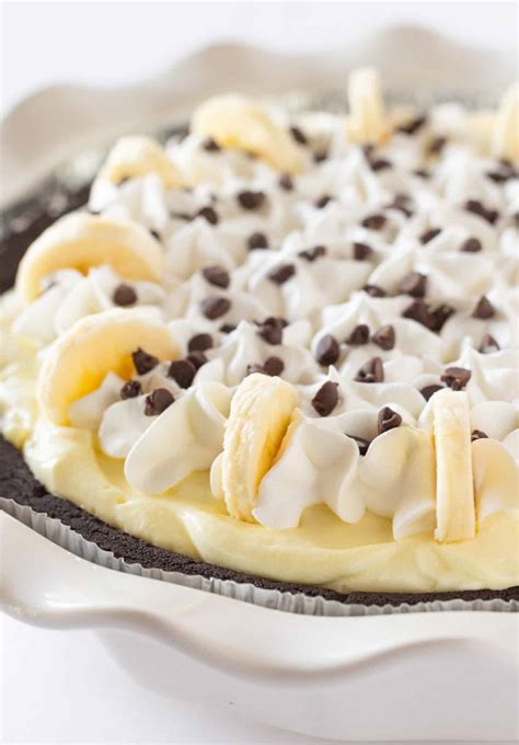 Homemade Banana Cream Pie Recipe