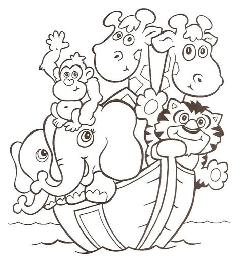 Bichinhos Da Arca De Noe Para Imprimir - BAUZINHO DA WEB - BAÚ DA WEB : Arca de Noé desenhos para colorir ...