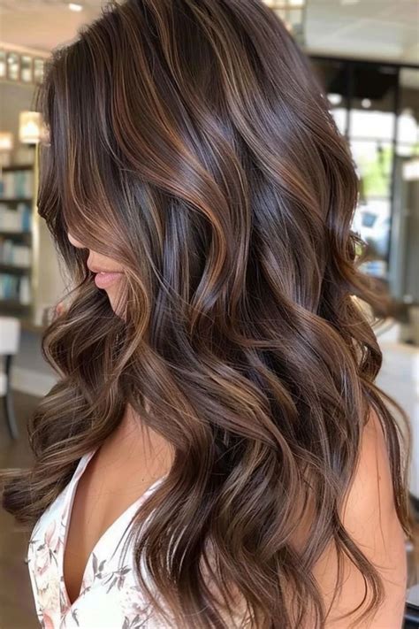 23 Divine Dark Brown Hair Balayage Hairstyles For Beautiful Dimensional