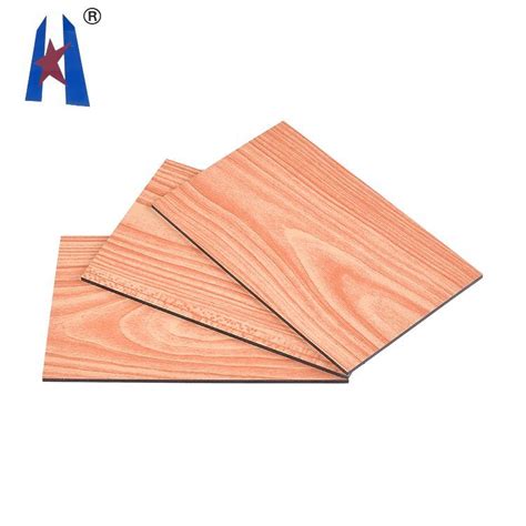 3mm Price Fireproof Marble Sign Board Alucobond Sparkle Finish Wood ...