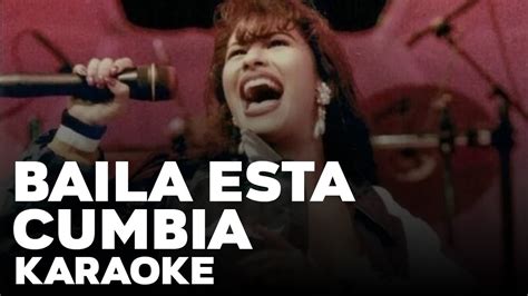 Baila esta cumbia - Selena Quintanilla | Karaoke - YouTube