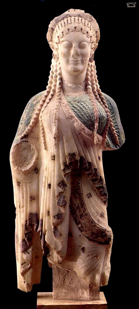 Kore 675. | Ancient greek art, Ancient art, Greek sculpture