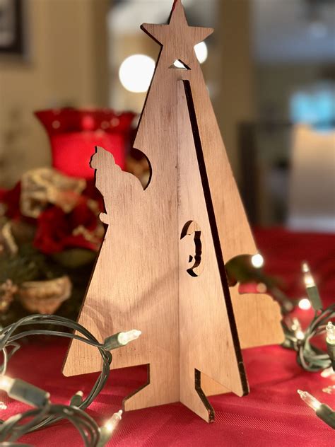 Catmas Tree tabletop decoration - Square Paws