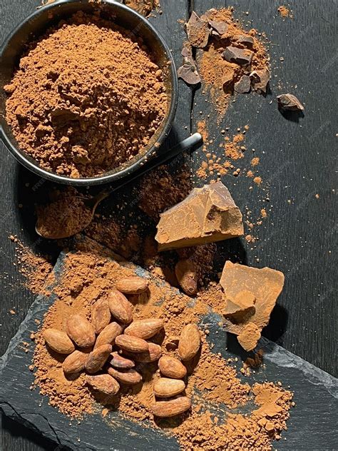 Premium Photo | Various cocoa products