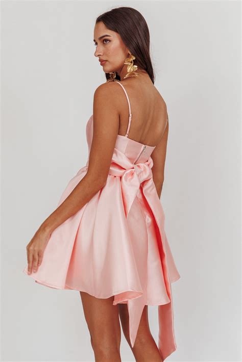 hoco dresses with bows 4