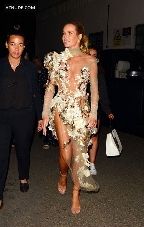 Amanda Holden leaving the Britain's Got Talent final held at the