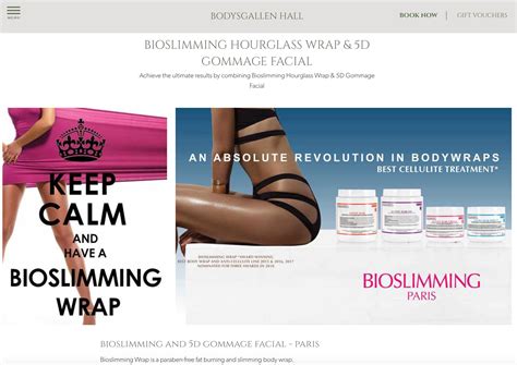 Book your Bioslimming Active Wrap and the 5DfromParis Facial at