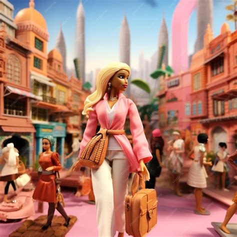 Premium AI Image | Barbie's Global Journeys Embracing Diversity and
